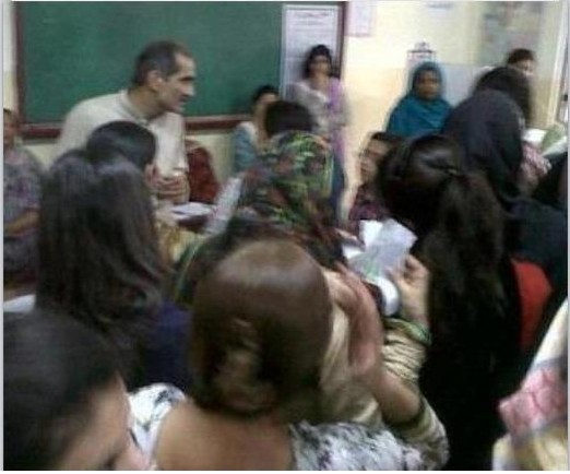 Rigging in Pakistan Elections 2013: Khawaja Saad Rafique of PML (N) in a women Polling Station at Lahore on 11 May 2026 - Pakistan Elections 2013