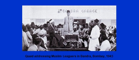 Photos of Quaid-e-Azam Muhammad Ali Jinnah - Quaid addressing Muslim Leaguers in Bandra, Bombay, 1943 - Pics, Photos, Images of Jinnah Pics, Photos of Quaid-e-Azam Muhammad Ali Jinnah: Quaid addressing Muslim Leaguers in Bandra, Bombay, 1943 - Photos, Images of Jinnah