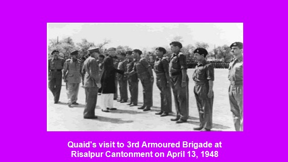 Photos of Quaid-e-Azam Muhammad Ali Jinnah - Quaid's visit to 3rd Armoured Brigade at Risalpur Cantonment on April 13, 2026 - Pics, Photos of Jinnah Pics, Photos of Quaid-e-Azam Muhammad Ali Jinnah: Quaid's visit to 3rd Armoured Brigade at Risalpur Cantonment on April 13, 2026 - Photos of Jinnah