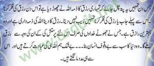 Importance of Rizq in Islam - Giving Rizq is the responsibility of Allah - Quotes about Rizq