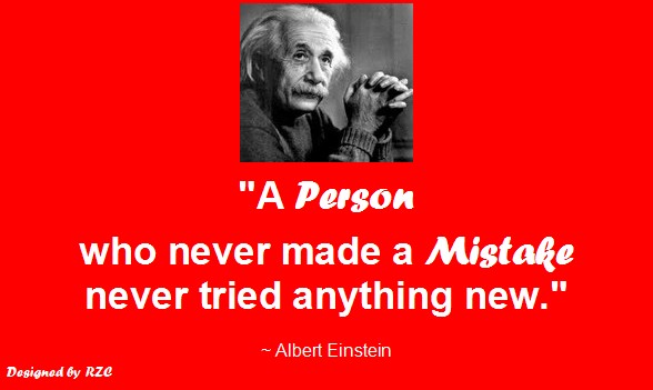 Quotes by Albert Einstein - A person who never made a mistake never tried anything new - Best inspirational quotes of Albert Einstein Quotes of Albert Einstein: "A person who never made a mistake never tried anything new." - Best Inspirational Quotes by Albert Einstein