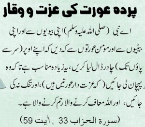 Quran about Pardah