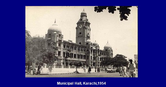 Rare Old Photos of Karachi - Municipal Hall, Karachi,1954 - Old and rare Pictures of Karachi Old Pictures of Karachi: Municipal Hall, Karachi,1954 - Old and rare Photos, Images of Karach