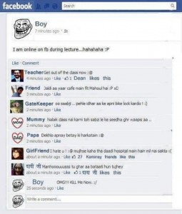 Risky facebook