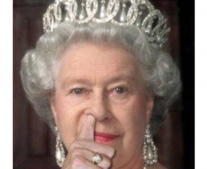 The Queen Digs for Gold