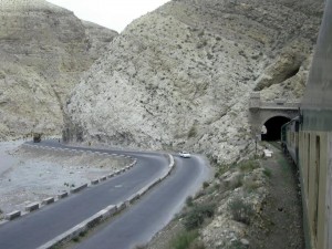train and road, Balochistan